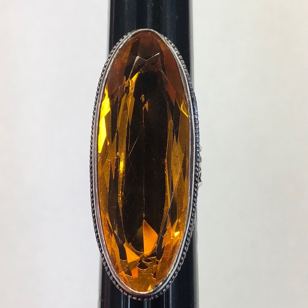 Honey Citrine Ring View 6